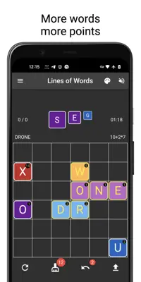 Lines of Words android App screenshot 1